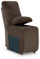Top Tier Chocolate Velvet 4-Piece Reclining Sectional with Chaise
