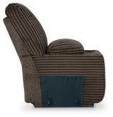 Top Tier Chocolate Velvet 4-Piece Reclining Sectional with Chaise