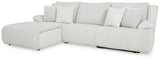 Top Tier Alloy 3-Piece Sectional Sofa Chaise