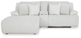 Top Tier Alloy Velvet 3-Piece Reclining Sectional Sofa with Chaise