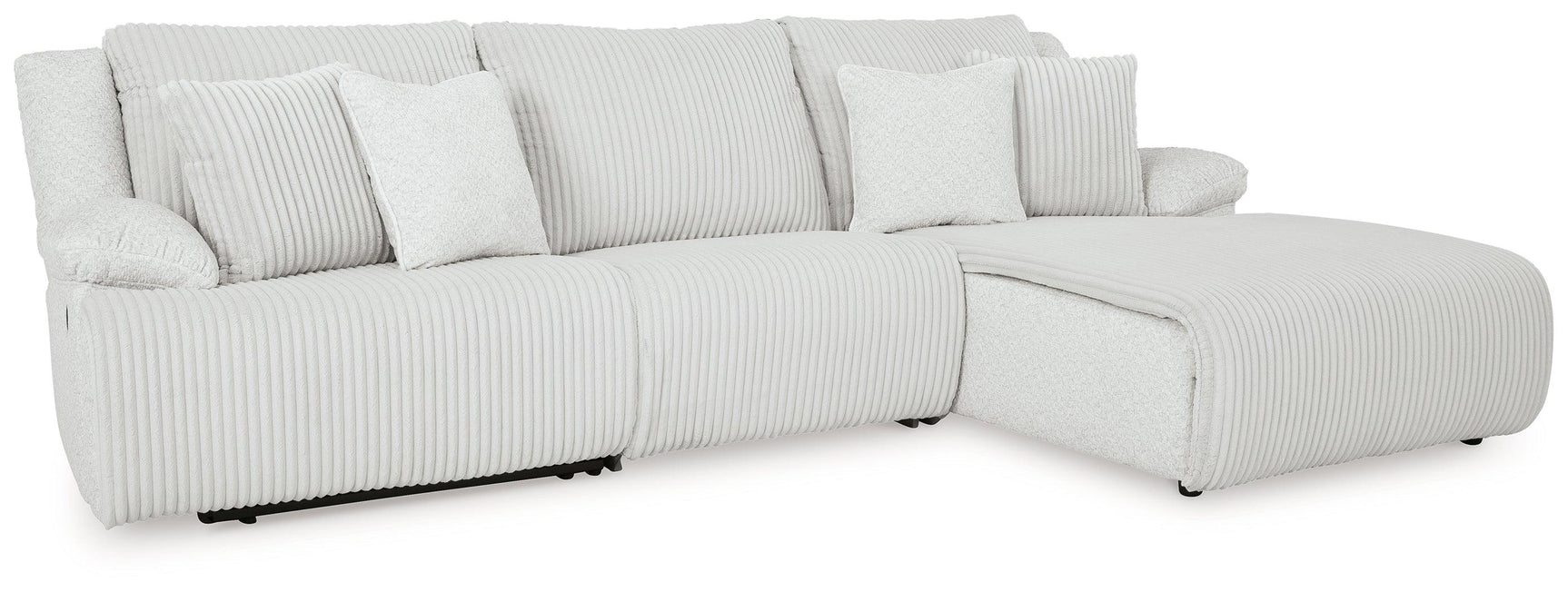 Top Tier Alloy 3-Piece Sectional Sofa Chaise