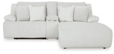 Top Tier Alloy Velvet 3-Piece Reclining Sectional Sofa with Chaise
