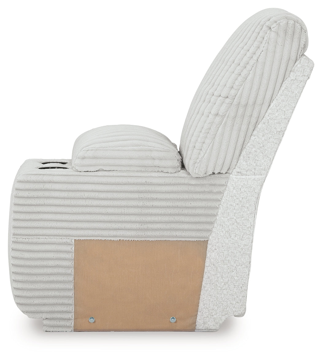 Top Tier Alloy Velvet 4-Piece Reclining Sectional with Chaise