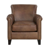 Braintree Brown Leather Accent Chair