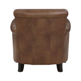 Braintree Brown Leather Accent Chair