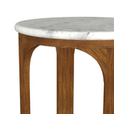 Komas Brown Marble Side Table