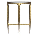 Umas Gold Marble Side Table