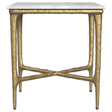 Umas Gold Marble End Table