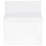 Danbury 3-drawer Makeup Vanity & Stool Set White High Gloss