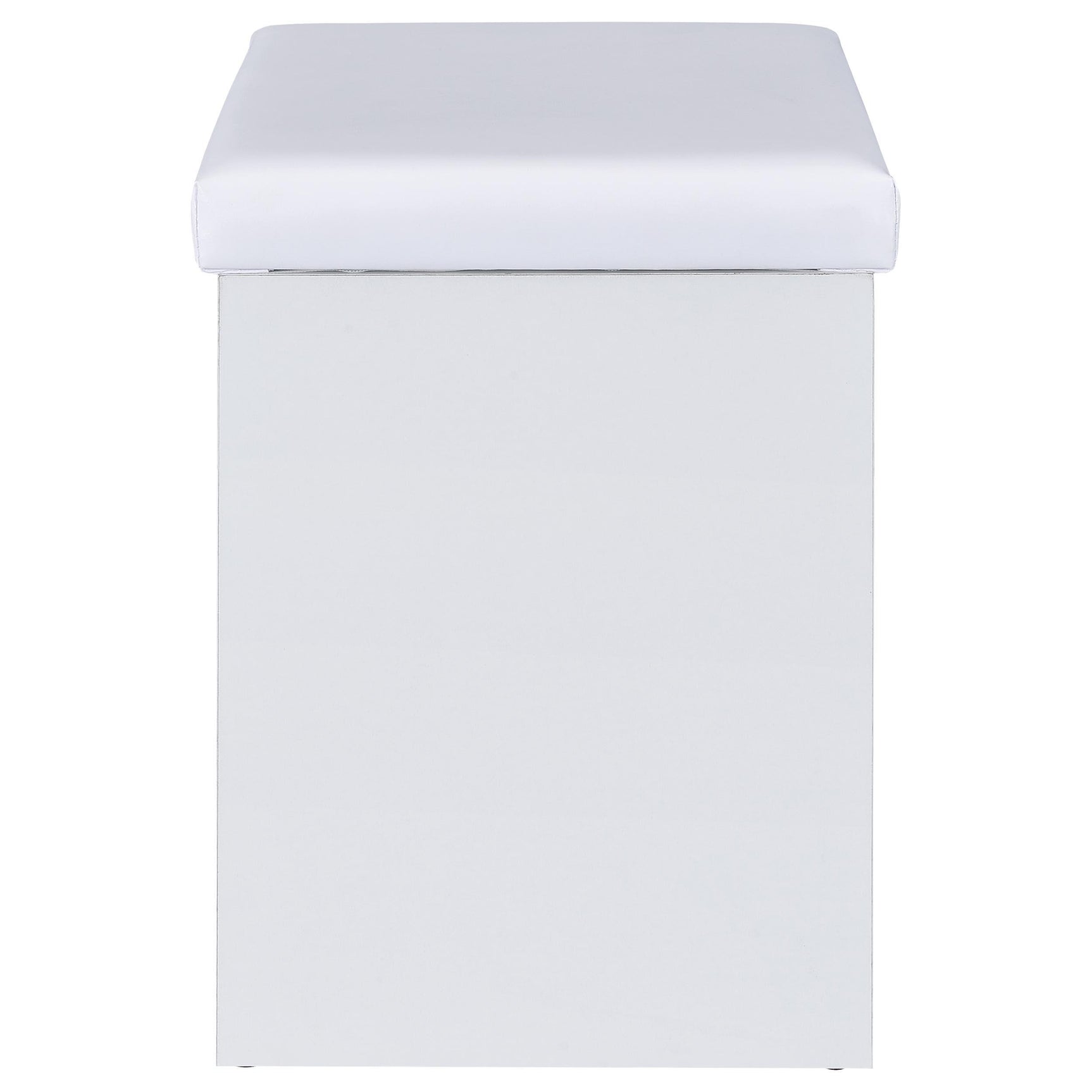 Bunbury Makeup Vanity Table Set Storage Mirror and Stool White