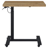 Westpark Pneumatic Adjustable C-Shape Side Table with Casters Mango