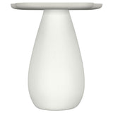 Perth 20-inch Side Table with Cloud-Shaped Top Off White