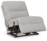 Acklen Place Pewter Performance Fabric,Next-Gen Nuvella™ 6-Piece Power Reclining Sectional