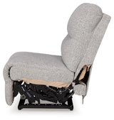 Acklen Place Pewter Performance Fabric,Next-Gen Nuvella™ 6-Piece Power Reclining Sectional