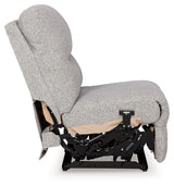 Acklen Place Pewter Performance Fabric,Next-Gen Nuvella™ 6-Piece Power Reclining Sectional