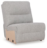 Acklen Place Pewter Performance Fabric,Next-Gen Nuvella™ 6-Piece Power Reclining Sectional