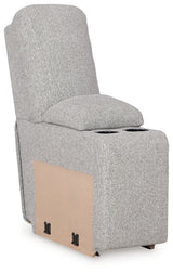 Acklen Place Pewter Performance Fabric,Next-Gen Nuvella™ 6-Piece Power Reclining Sectional