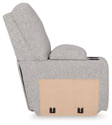 Acklen Place Pewter Performance Fabric,Next-Gen Nuvella™ 6-Piece Power Reclining Sectional