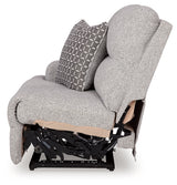 Acklen Place Pewter Performance Fabric,Next-Gen Nuvella™ 6-Piece Power Reclining Sectional