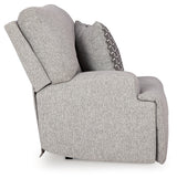 Acklen Place Pewter Performance Fabric,Next-Gen Nuvella™ 6-Piece Power Reclining Sectional