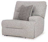 Acklen Place Pewter Performance Fabric,Next-Gen Nuvella™ 6-Piece Power Reclining Sectional