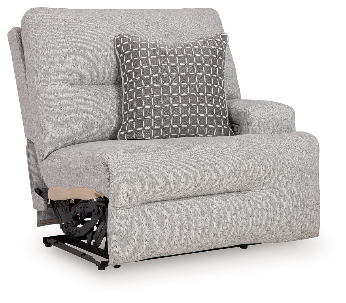 Acklen Place Pewter Performance Fabric,Next-Gen Nuvella™ 6-Piece Power Reclining Sectional