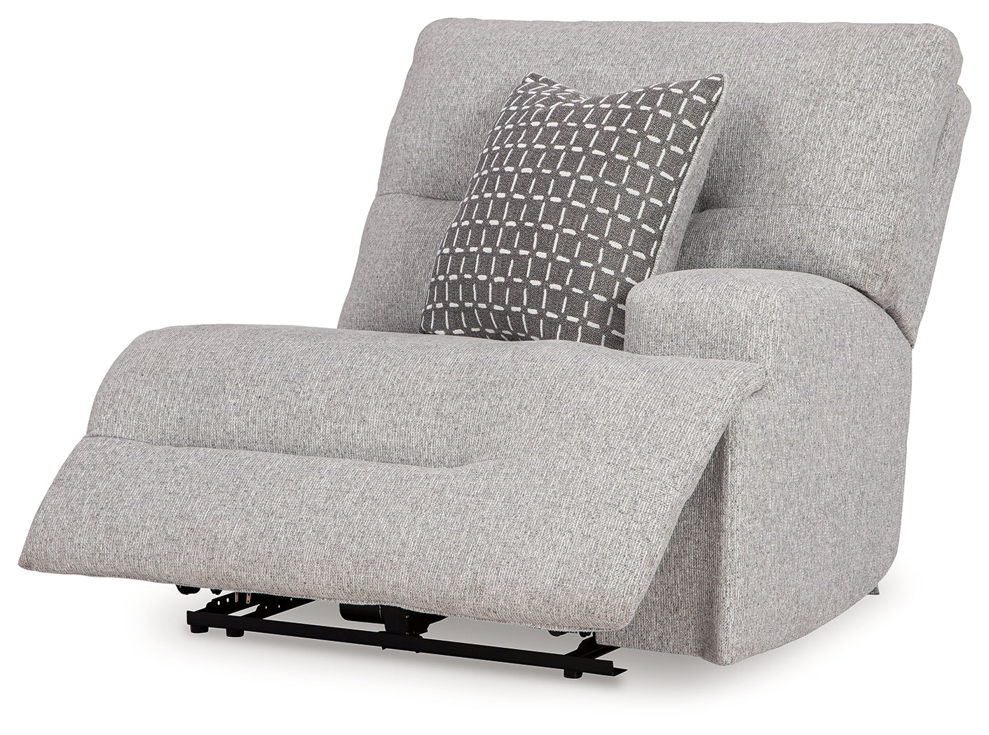 Acklen Place Pewter Performance Fabric,Next-Gen Nuvella™ 6-Piece Power Reclining Sectional