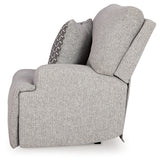 Acklen Place Pewter Performance Fabric,Next-Gen Nuvella™ 6-Piece Power Reclining Sectional