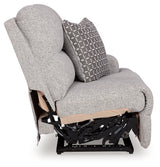 Acklen Place Pewter Performance Fabric,Next-Gen Nuvella™ 6-Piece Power Reclining Sectional
