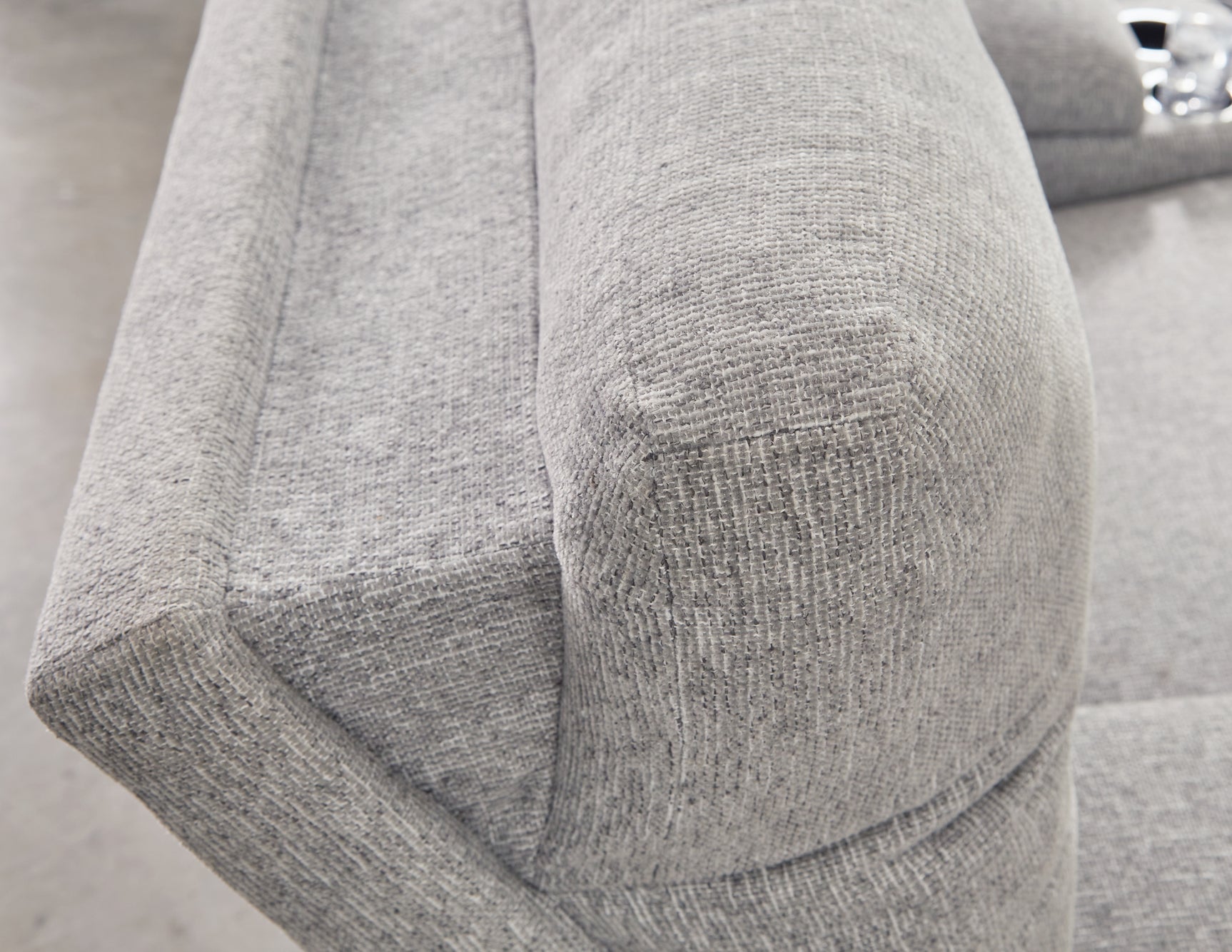 Acklen Place Pewter Performance Fabric,Next-Gen Nuvella™ 3-Piece Power Reclining Sectional