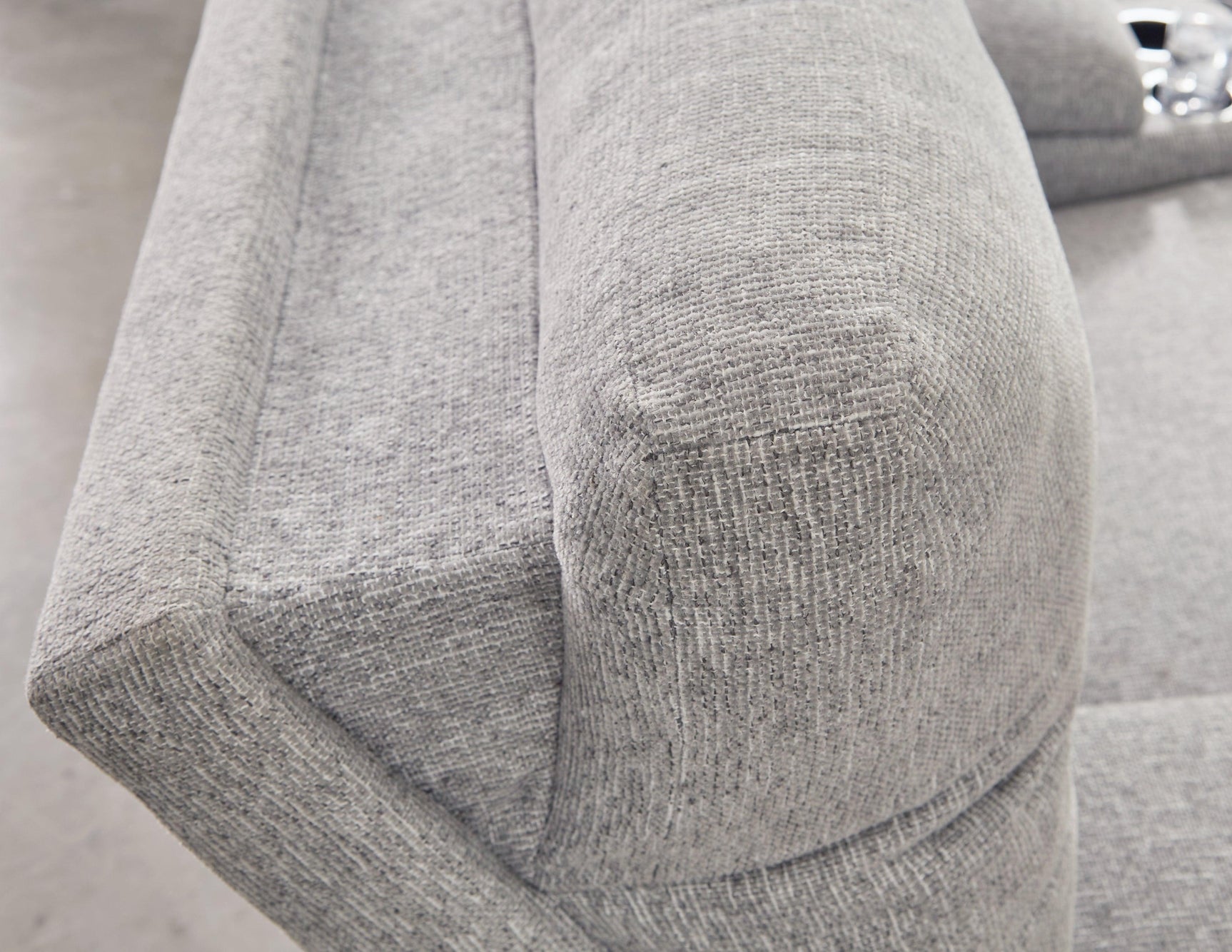 Acklen Place Pewter Performance Fabric,Next-Gen Nuvella™ 3-Piece Power Reclining Sectional Sofa with Chaise