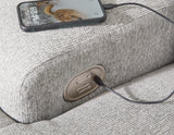 Acklen Place Pewter 3-Piece Power Reclining Sectional
