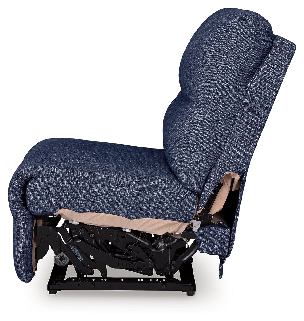 Acklen Place Navy Performance Fabric,Next-Gen Nuvella™ 6-Piece Power Reclining Sectional