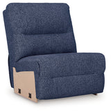 Acklen Place Navy Performance Fabric,Next-Gen Nuvella™ 6-Piece Power Reclining Sectional