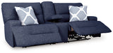 Acklen Place Navy 3-Piece Sectional
