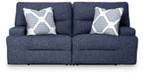 Acklen Place Navy 2-Piece Power Reclining Sectional
