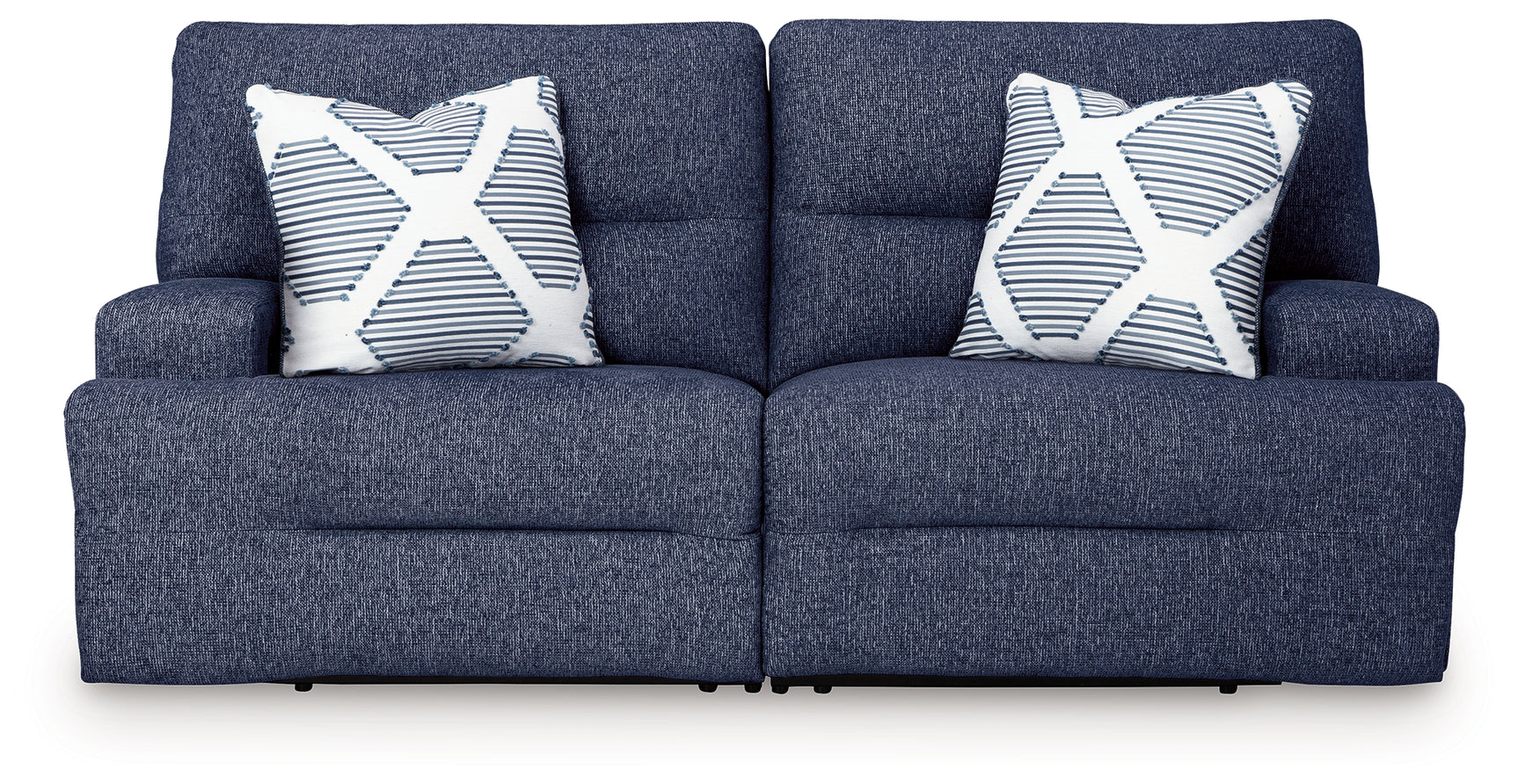 Acklen Place Navy 2-Piece Power Reclining Sectional