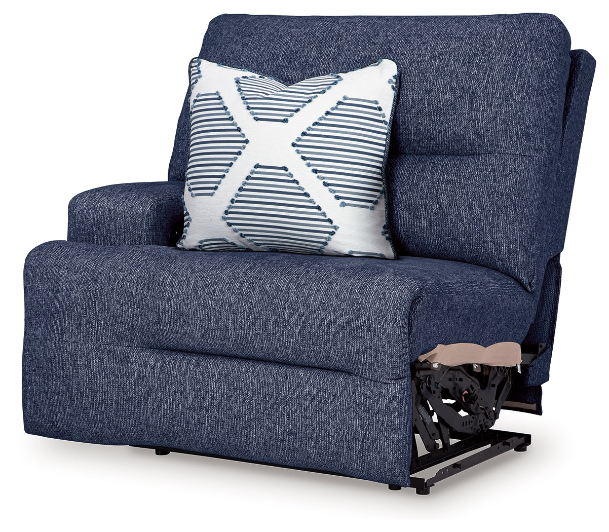 Acklen Place Navy Performance Fabric,Next-Gen Nuvella™ 6-Piece Power Reclining Sectional