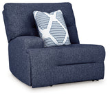 Acklen Place Navy Performance Fabric,Next-Gen Nuvella™ 6-Piece Power Reclining Sectional