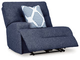 Acklen Place Navy Performance Fabric,Next-Gen Nuvella™ 6-Piece Power Reclining Sectional