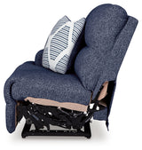 Acklen Place Navy Performance Fabric,Next-Gen Nuvella™ 6-Piece Power Reclining Sectional