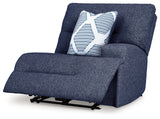 Acklen Place Navy Performance Fabric,Next-Gen Nuvella™ 6-Piece Power Reclining Sectional