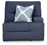 Acklen Place Navy Performance Fabric,Next-Gen Nuvella™ 6-Piece Power Reclining Sectional