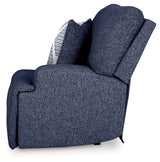 Acklen Place Navy Performance Fabric,Next-Gen Nuvella™ 6-Piece Power Reclining Sectional
