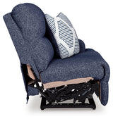 Acklen Place Navy Performance Fabric,Next-Gen Nuvella™ 6-Piece Power Reclining Sectional
