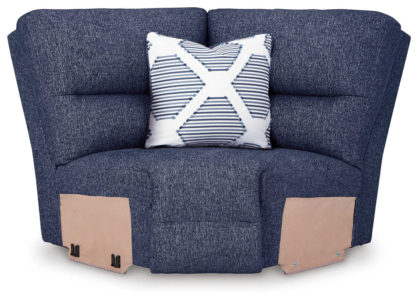 Acklen Place Navy Performance Fabric,Next-Gen Nuvella™ 6-Piece Power Reclining Sectional