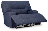 Acklen Place Navy Performance Fabric,Next-Gen Nuvella™ Oversized Power Recliner