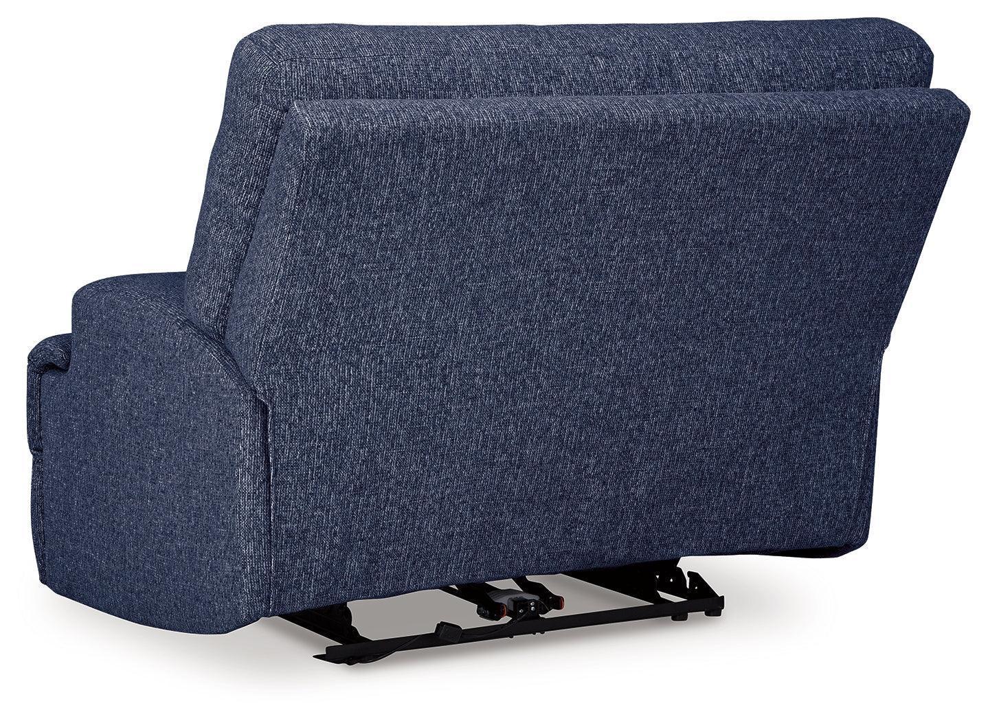 Acklen Place Navy Performance Fabric,Next-Gen Nuvella™ Oversized Power Recliner