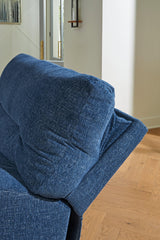 Acklen Place Navy Performance Fabric,Next-Gen Nuvella™ 5-Piece Power Reclining Sectional