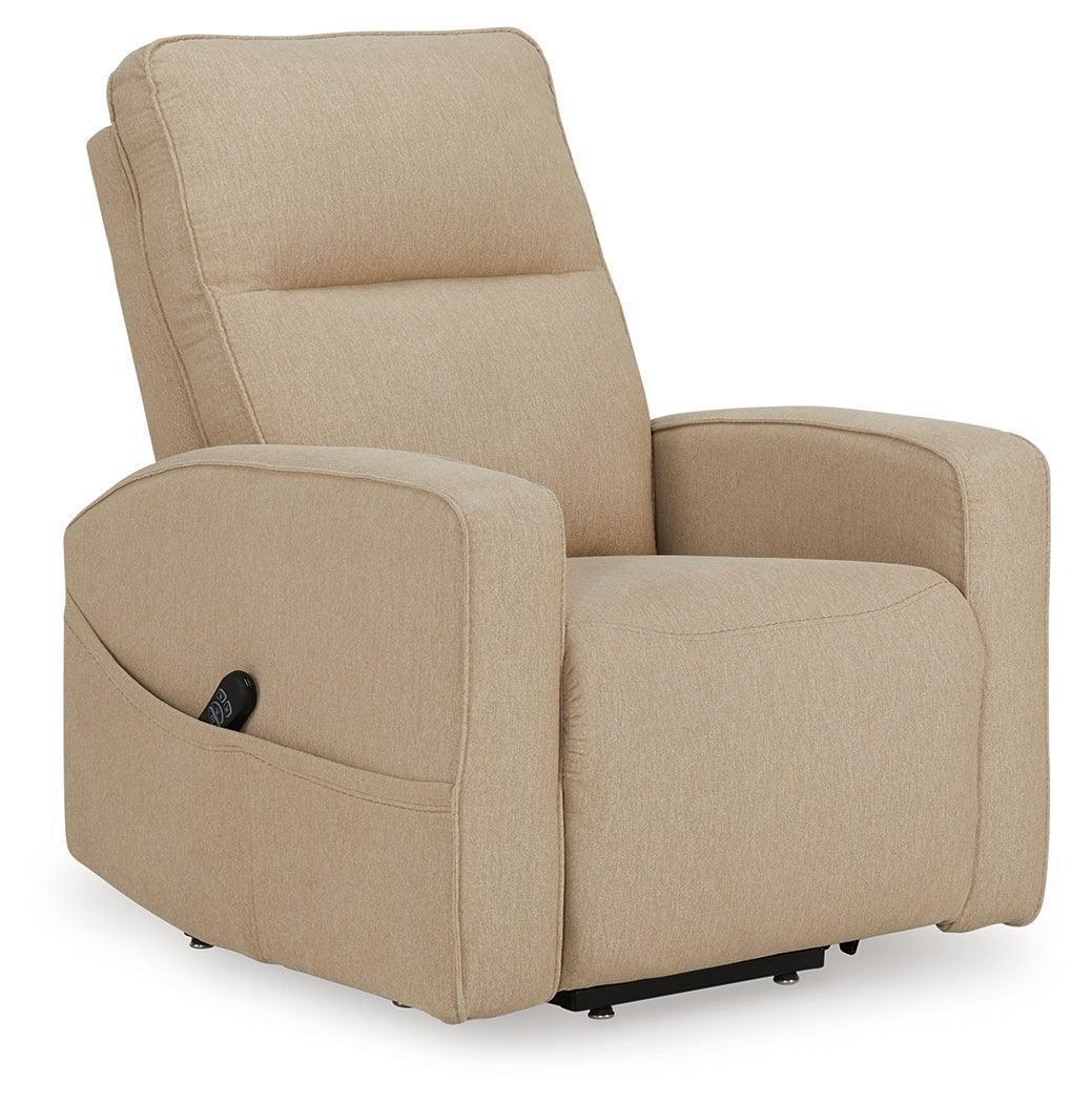 Starganza Taupe Performance Fabric,Next-Gen Nuvella™ Power Lift Recliner